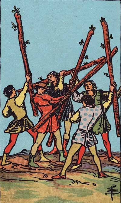 Five of Wands