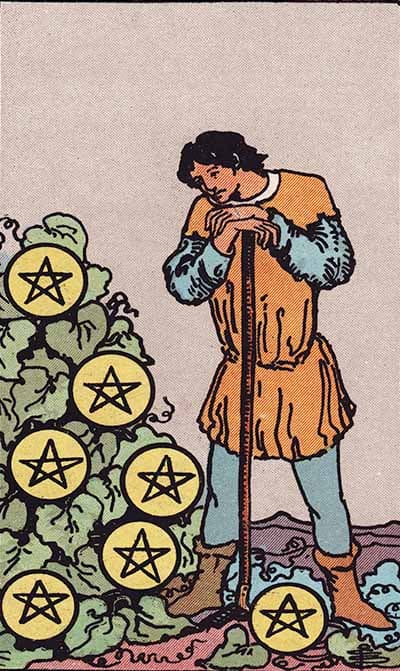Seven of Pentacles